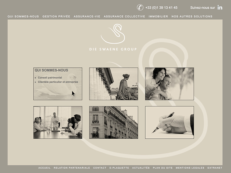Site web de Die Swaene Group
